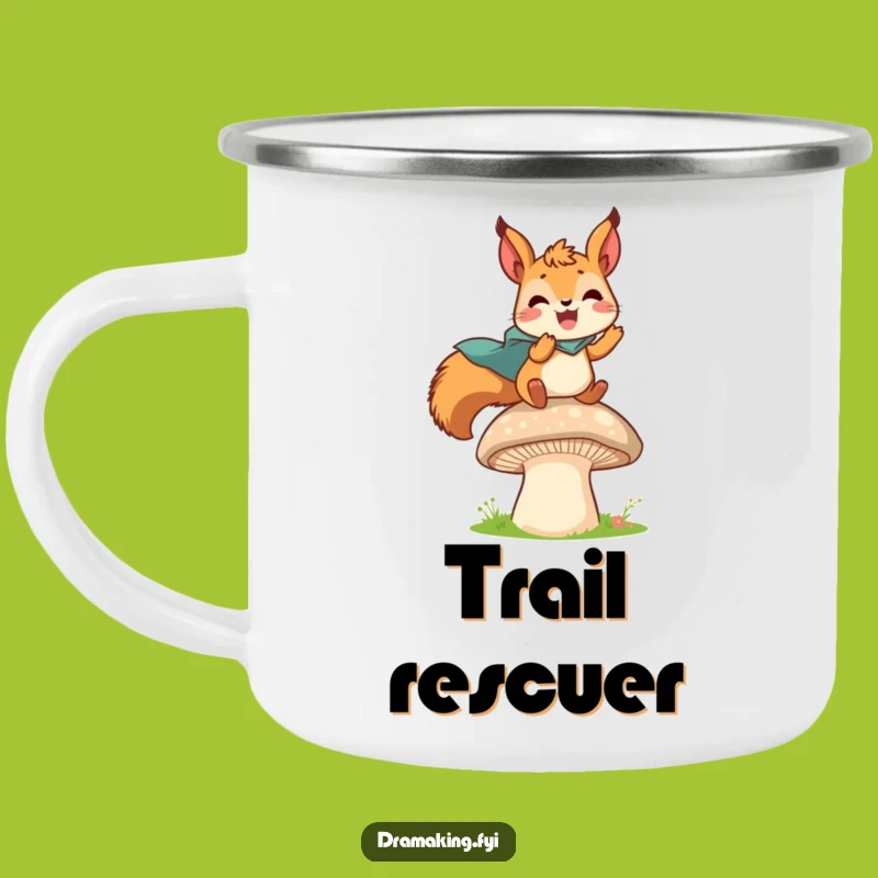 Funny Hero Squirrel Campfire Mug: Fuel Your Adventures Outdoors
