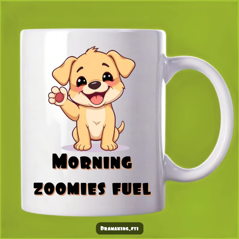 Funny Puppy Grin Mug: Adorable & Hilarious Dog Lover Gift