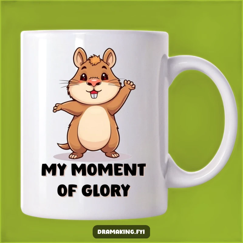 Funny Capybara Hero Mug: The Ultimate Over-the-Top Pose Funny Gift!