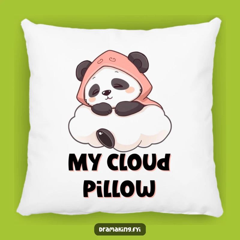 Funny Panda Cloud Pillow: Cozy & Hilarious Comfort, Perfect Funny Gift!