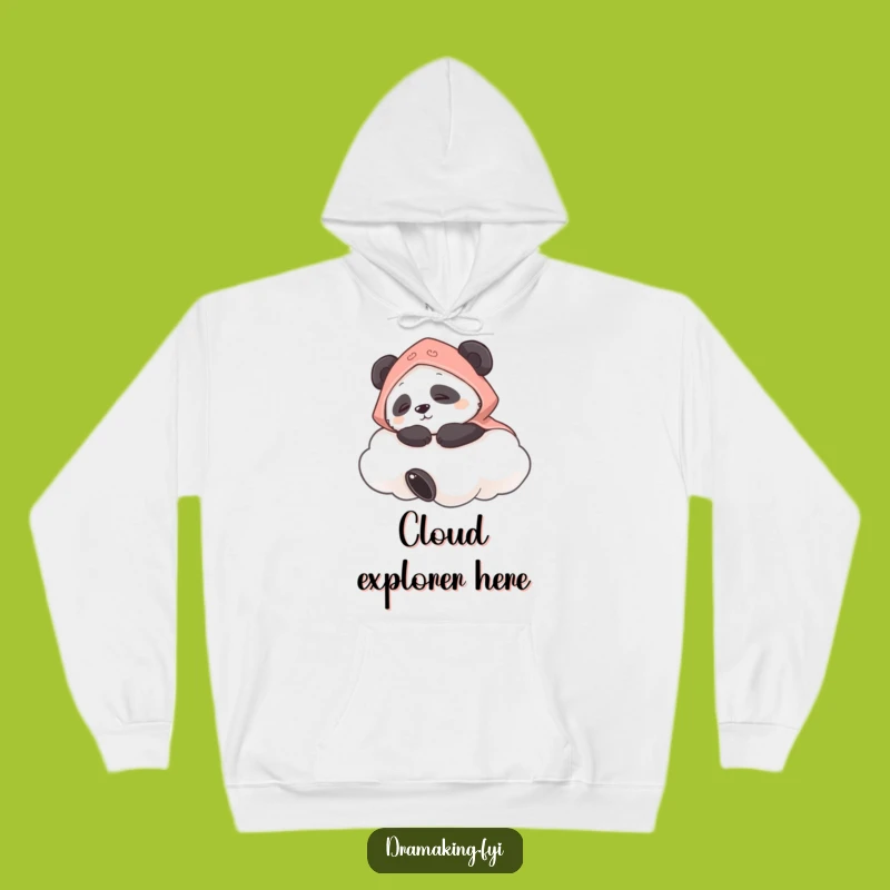 Funny Panda Cloud Hoodie: Cozy & Hilarious Naps, Perfect Funny Gift!