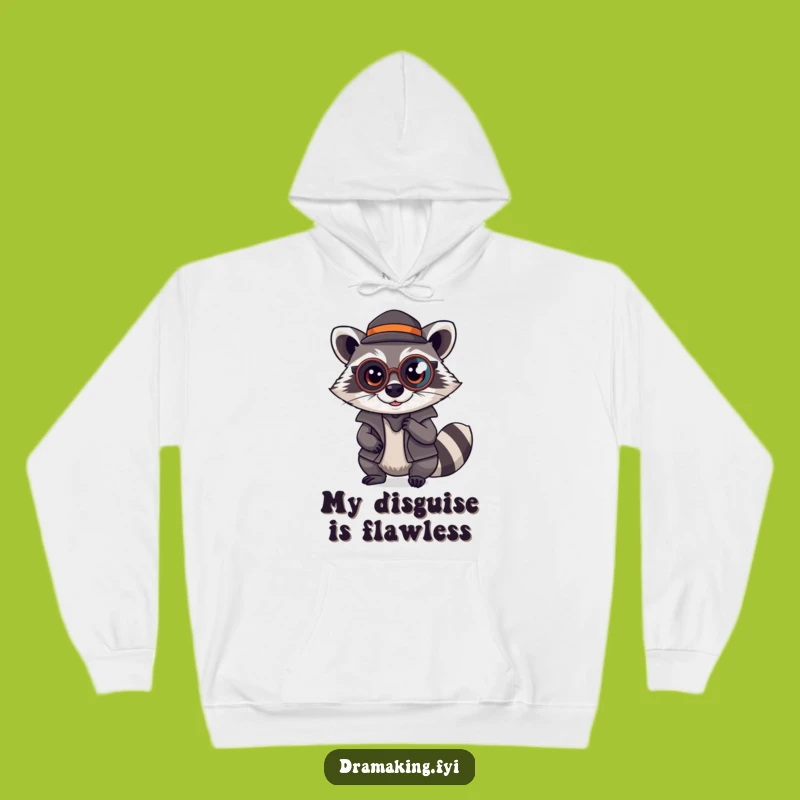 Funny Raccoon Detective Hoodie: Cozy Sleuth Style, Perfect Funny Gift