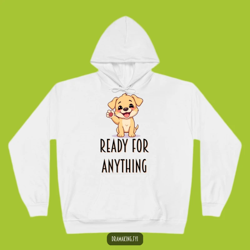 Funny Puppy Grin Hoodie: Cozy & Hilarious Dog Lover Comfort Gift