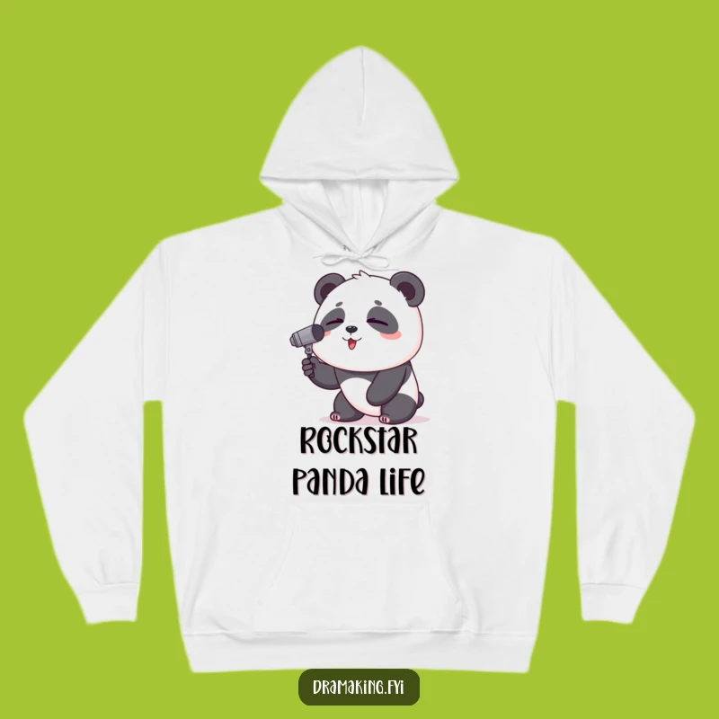 Funny Panda Karaoke Hoodie: Cozy Up with a Hilarious Singing Design