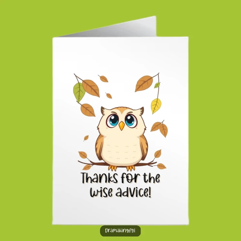 Free Printable Funny Owl Thank You Card - A Surprising Way to Say Thanks!