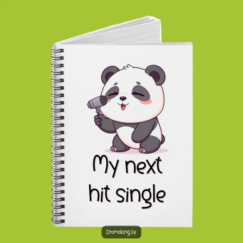 Funny Panda Songwriting Notebook: Capture Your Hilarious Melodies