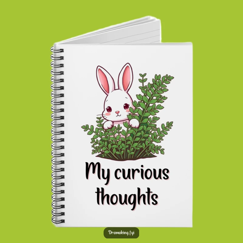 Funny Rabbit Fern Notebook: Curious Journal for Nature Lovers & Dreamers!