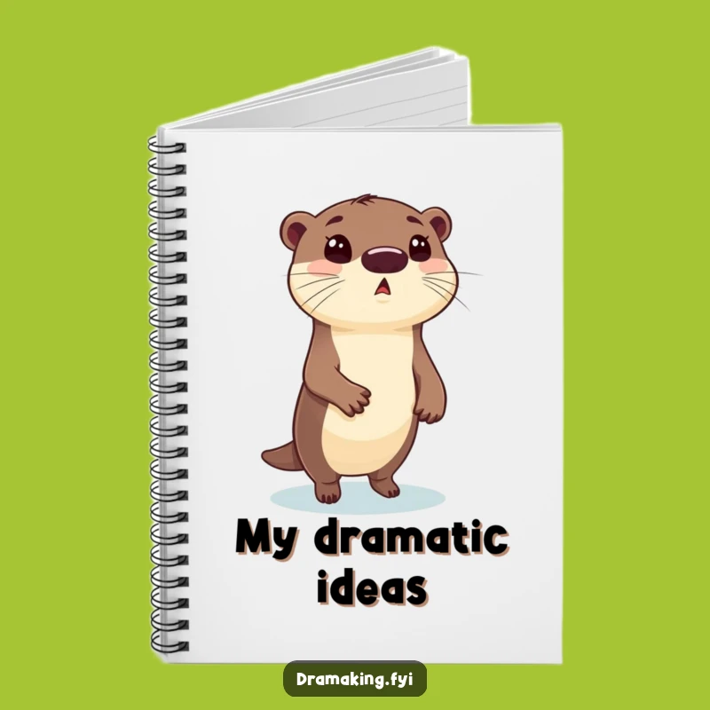 Funny Otter Pose Notebook: Jot Down Ideas with this Comedic Animal Stationery