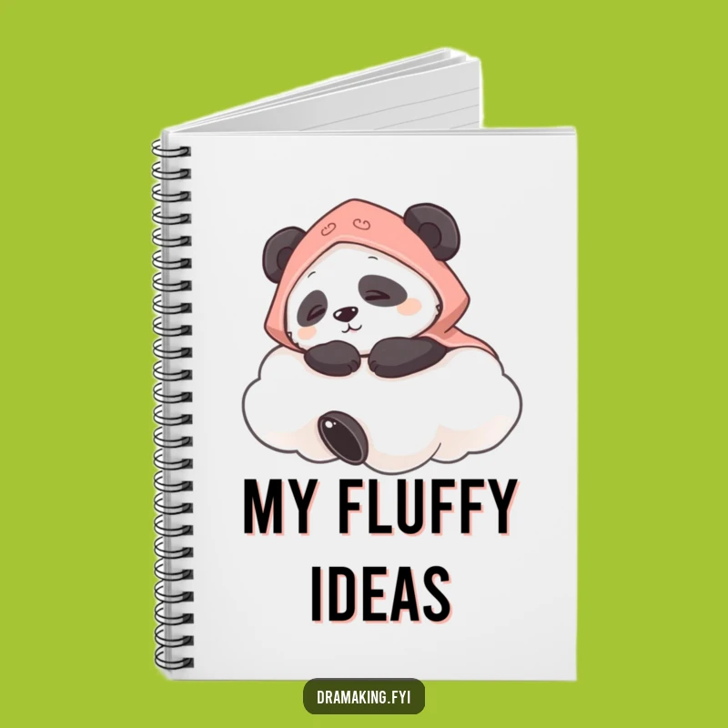 Funny Panda Cloud Notebook: Hilarious Journal for Ideas, Perfect Funny Gift!