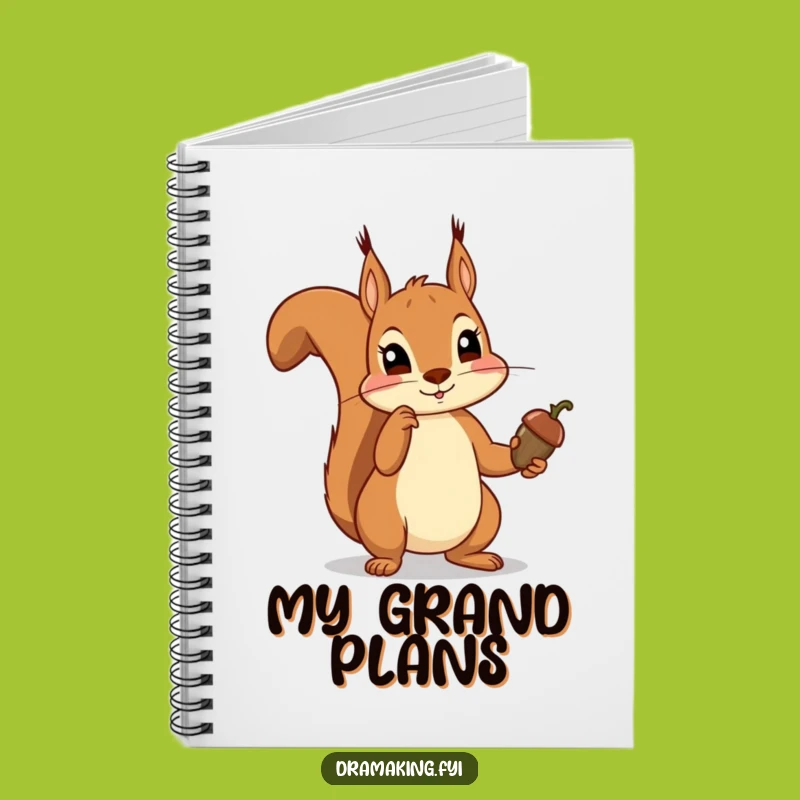 Funny Squirrel Acorn Notebook - Hilarious Woodland Journal, Perfect Funny Gift
