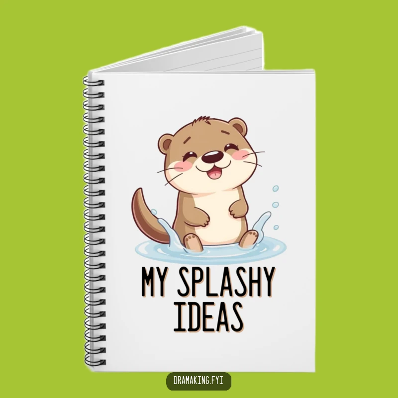 Funny Otter Splash Notebook: Joyful Journal for Playful Ideas & Notes!