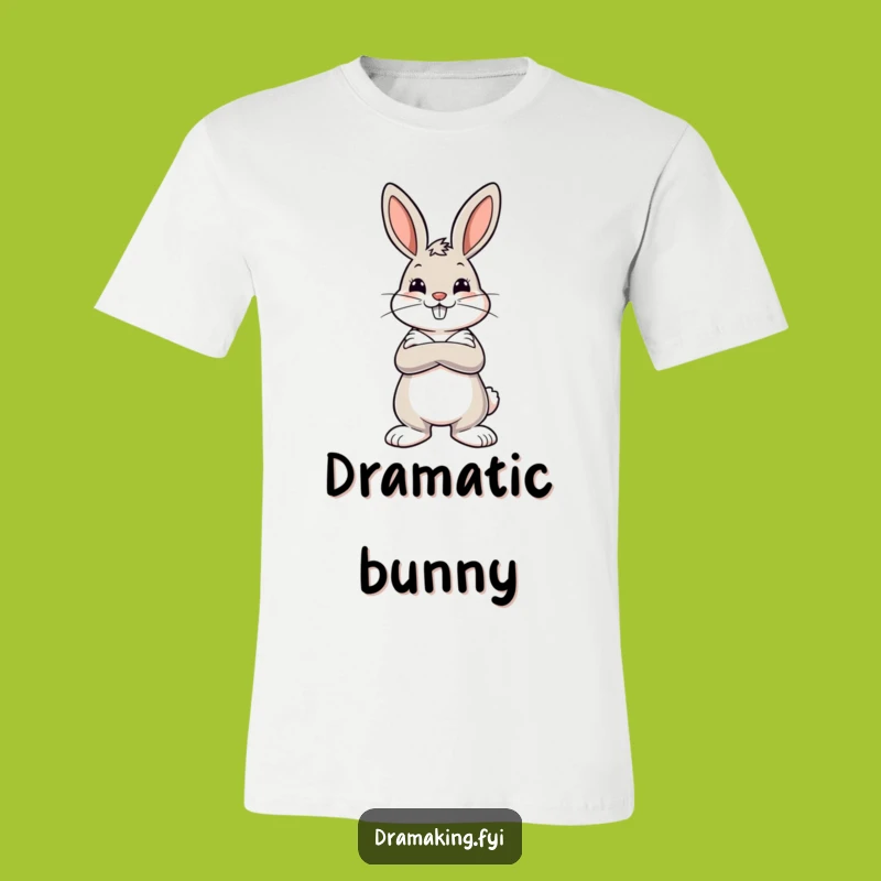 Funny Dramatic Bunny T-Shirt: Make a Statement with Style