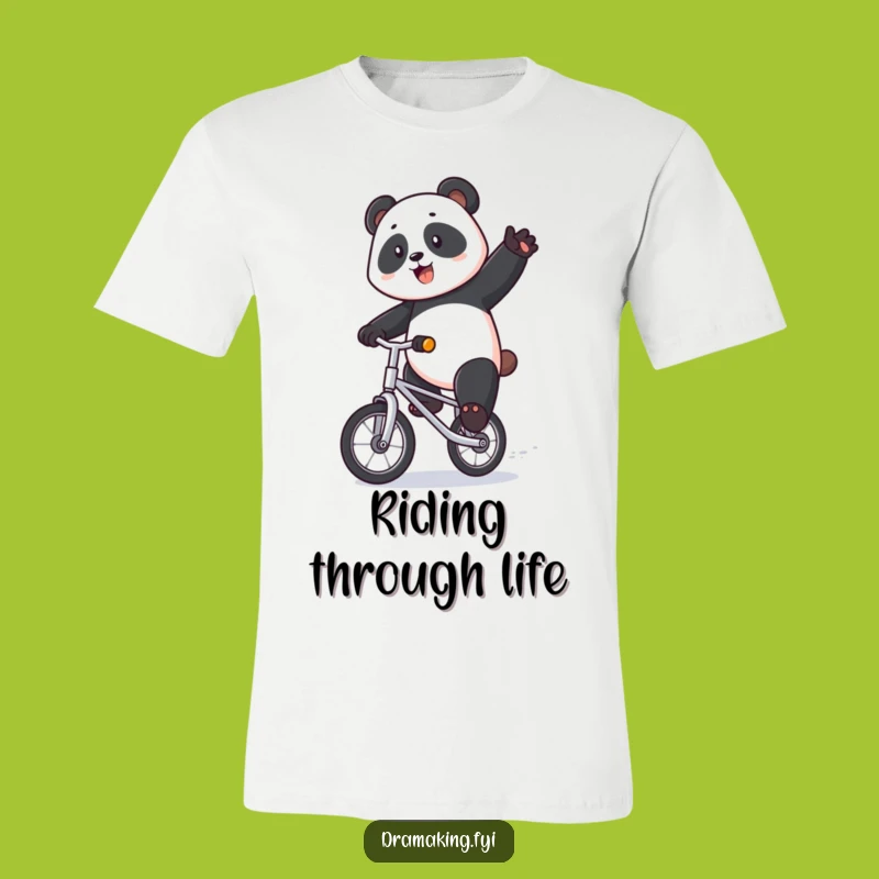 Funny Panda Unicycle T-Shirt - Majestic & Hilarious Circus Tee, Perfect Funny Gift